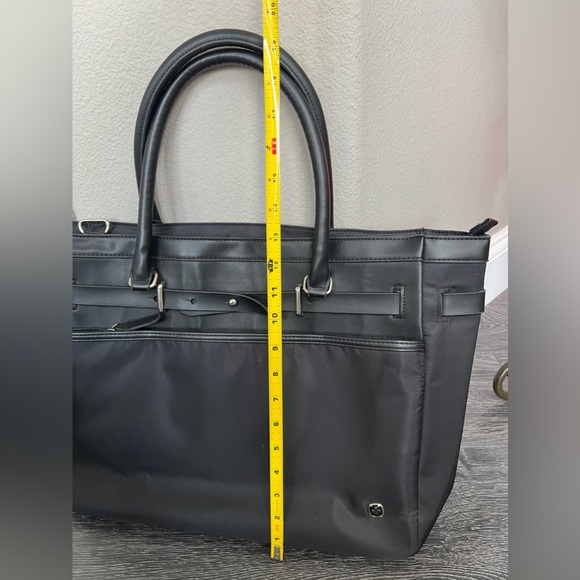 Swiss Gear Zoe Bag Black Laptop Tablet Large Travel Business Tote - Picture 4 of 16